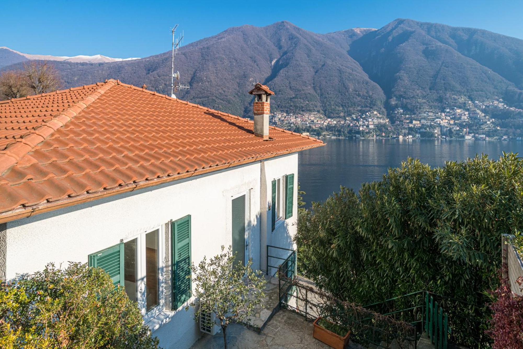 Casa Bambu - Splendida Vista Lago E Posto Auto Laglio Ngoại thất bức ảnh