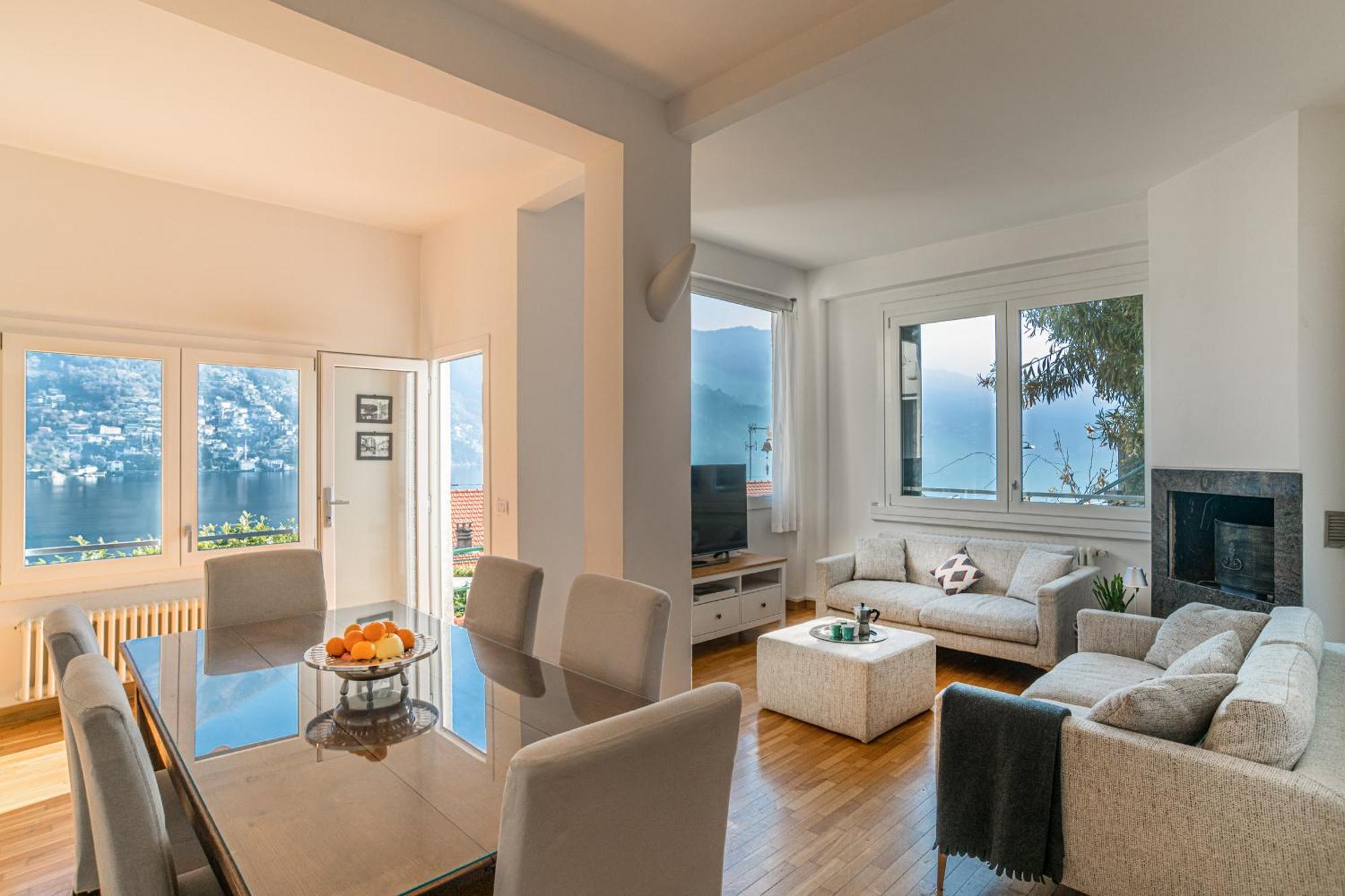 Casa Bambu - Splendida Vista Lago E Posto Auto Laglio Ngoại thất bức ảnh